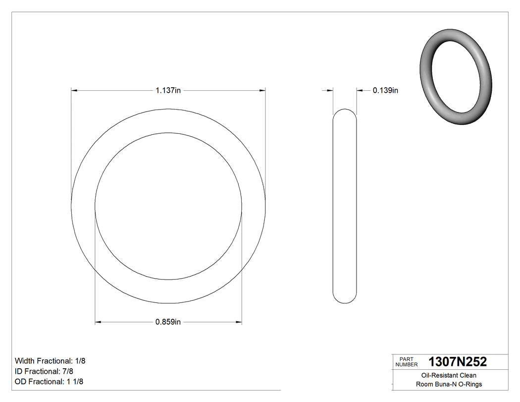 Technical drawing - 1307N252